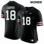 Women's Ohio State Buckeyes #18 Jonathon Cooper Black Nike NCAA College Football Jersey Stability KHU6744CD